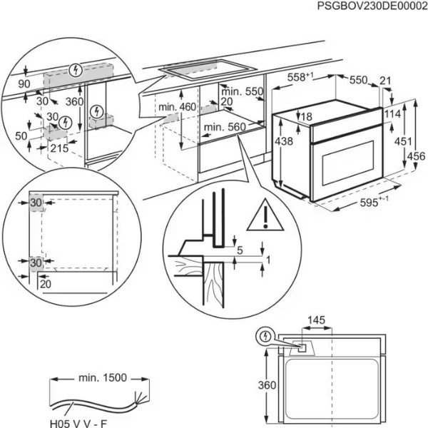 Фото - Духова шафа-НВЧ Electrolux LVL8E09Z